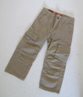 Levis Jeans Khaki Brown Chinchilla Cargo Pants Adjustable Waist Boys 