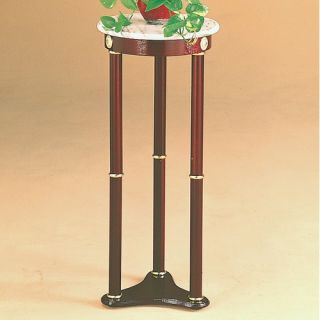 Wildon Home Round Plant Stand in Cherry 1606