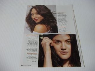 Lucy Hale Cheryl Burke Without Makeup Pinup clipping P10