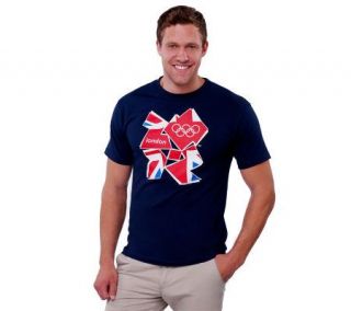 2012 Olympic Mens London Games Union Jack S/S T Shirt —