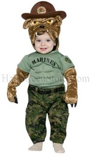 Military Mascot Marine Chesty Infant Costume 6 12 Month
