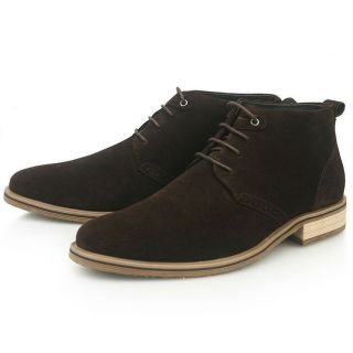  oxford Nubuck Leather Lace Up Casual Shoes brown mens chukkas boots