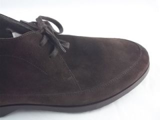 Salvatore Ferragamo Brown Suede Chukkas Size 12 Trace 0486286 New with