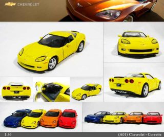 Chevrolet Corvette Z06 1 36 Color Selection Diecast Mini Cars Toys
