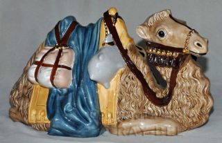 Vintage Nativity Set, Hand Crafted, Very Large, Gold, 16 Pieces