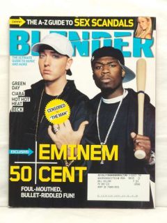 Blender Magazine Eminem 50 Cent Ciara Lil Kim Very RARE
