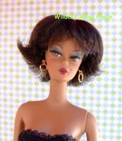 Wig for Barbie Size Dolls Claire Dark Brown Size 4