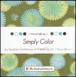 Simply Color Moda Charm Pack 5 Squares Vanessa Christenson V Co