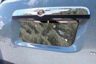 New 08 13 Chrysler Town and Country License Plate Mirror Polished SS