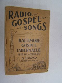Radio Gospel Songs Baltimore Gospel Tabernacle GELOWMAN 296 Songs