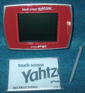 YAHTZEE Touch Screen Pocket Pogo Handheld Electronic Game by Hasbro