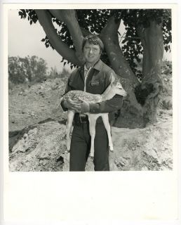 Photo Claude Jarman Jr Holding Young Deer The Yearling