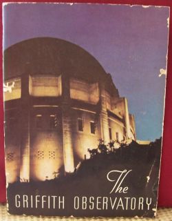 Vintage 1940s Griffith Observatory Planetarium Los Angeles CA Tourist