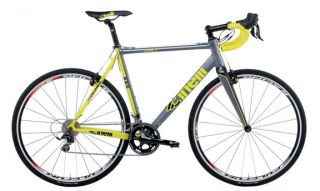 cinelli zydeco 13 complete bike xl 59cm grey yellow