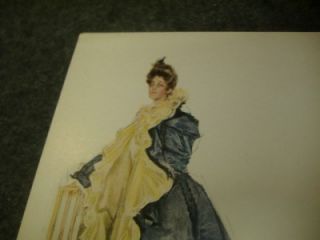 1906 Howard Chandler Christy Postcard Opera Girl Antique Unused