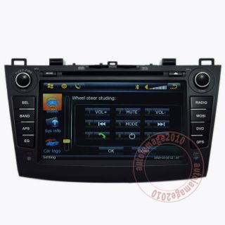 Car GPS Navigation HD Touch Screen DVB T TV DVD Player Radio for 10