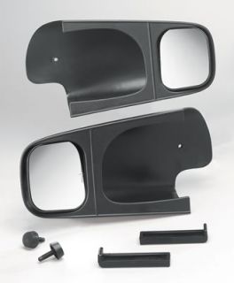 Cipa Mirrors Custom Towing ABS Plastic Black Manual Chevy Full Size