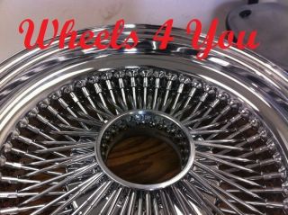 16 Wire Wheels Chrome Knockoff Spoke Rims inch Ford