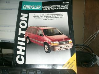 Chiltons Chrysler Caravan Voyager Town Country 1984 95 Repair Manual