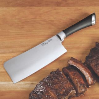  High Carbon Steel Chinese Chefs Cleaver Butcher Meat Knife