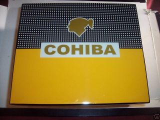 COHIBA High Lacquer Cigar Humidor Hygro Humidifier
