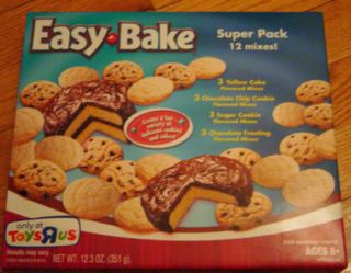 Easy Bake Oven Super Pack 12 Mixes Cake Cookie Frosting