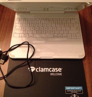 Clamcase Keyboard Case iPad 3 White