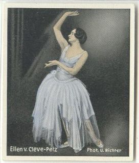 ellen von cleve petz issued by eckstein cigarettes in the 1930s card