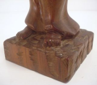 Clarence Stringfield Carved Woman Sculpture Tennessee Folk Outsider