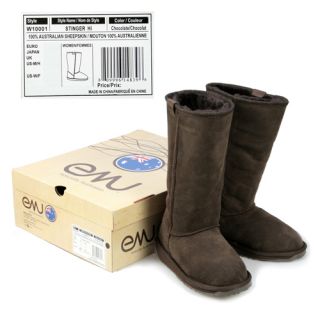 EMU STINGER HI WOMENS Sz 7 Winter Boots Hiking Shoes W10001 CHO