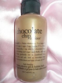 Philosophy Chocolate chip cookies shampoo shower gel 4 oz 3 in 1 New