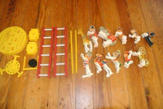 Vintage Fisher Price Junior Circus Playset Canister