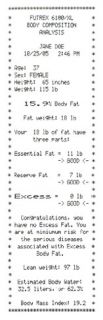 Futrex 6100 XL Body Fat Composition Device Analyzer
