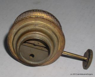Antique Climax Brass Burner No 3 Over No 2 Oil Kerosene Lamp 1890