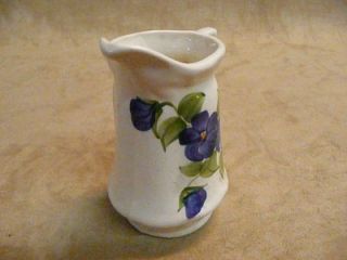 Vintage Clinchfield Cash Family Artware Violet Flower Pottery Flow