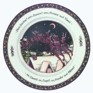 manufacturer portmeirion pattern christmas story piece dinner plate