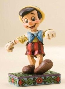 Jim Shore Disney 4010027 Pinocchio Figure Lively Step