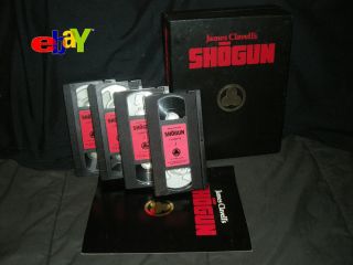 James Clavells Shogun Complete Collectors VHS Set
