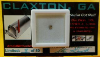 Claxton, GA Magnet MAIL BOX Smasher Historic by Meteorite Men Steve