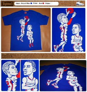 Cajmear Chris Paul Blake Griffin Clippers Shirt All Star Jersey