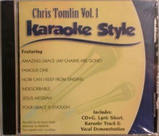  Tomlin Volume 1 New Contemporary Christian Karaoke CD G 6 Songs