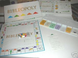 Bibleopoly Christian Monopoly Type Board Game 1991 8