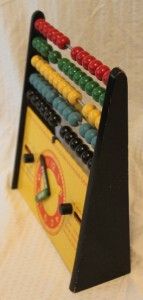 Wooden Abacus Counting Time Clock Month Day Calendar Math Aid