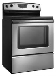 Amana 30 Self Cleaning Electric Range Stove w Oven Freestanding Black