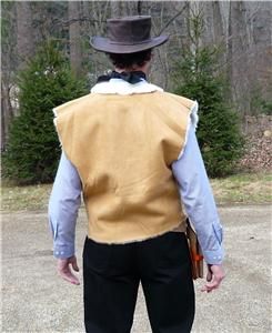 CLINT EASTWOOD Vest The Good,The Bad, Ugly   Great Halloween Costume