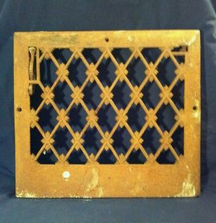 Antique Decorative Cast Iron Heat Register Vent Grate