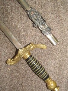  Odd Fellows Fraternal Sword.IDd to S.H.CloughHenderson Ames Co
