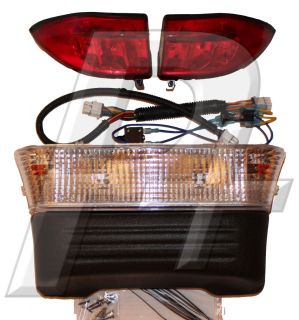 Club Car Precedent Golf Cart Headlight and Tail Light Kit Electric