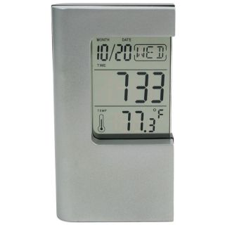 Digital Alarm Clock Calendar Thermometer LCD Display