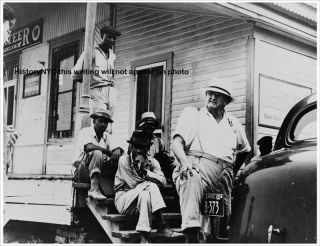 1936 Clarksdale MI Plantation Master Negro Lange Photo